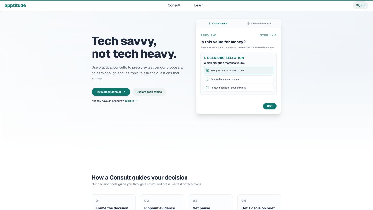 Apptitude screenshot