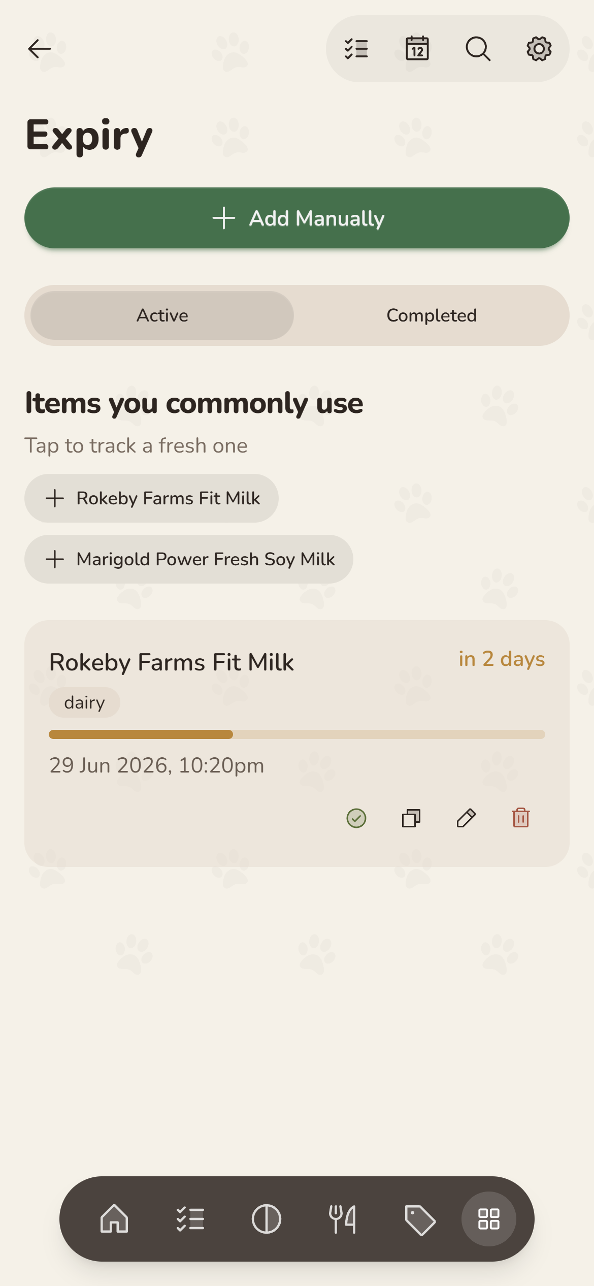Cubby expiry tracker