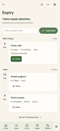 Cubby expiry tracker