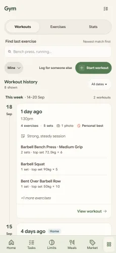 Cubby gym workout