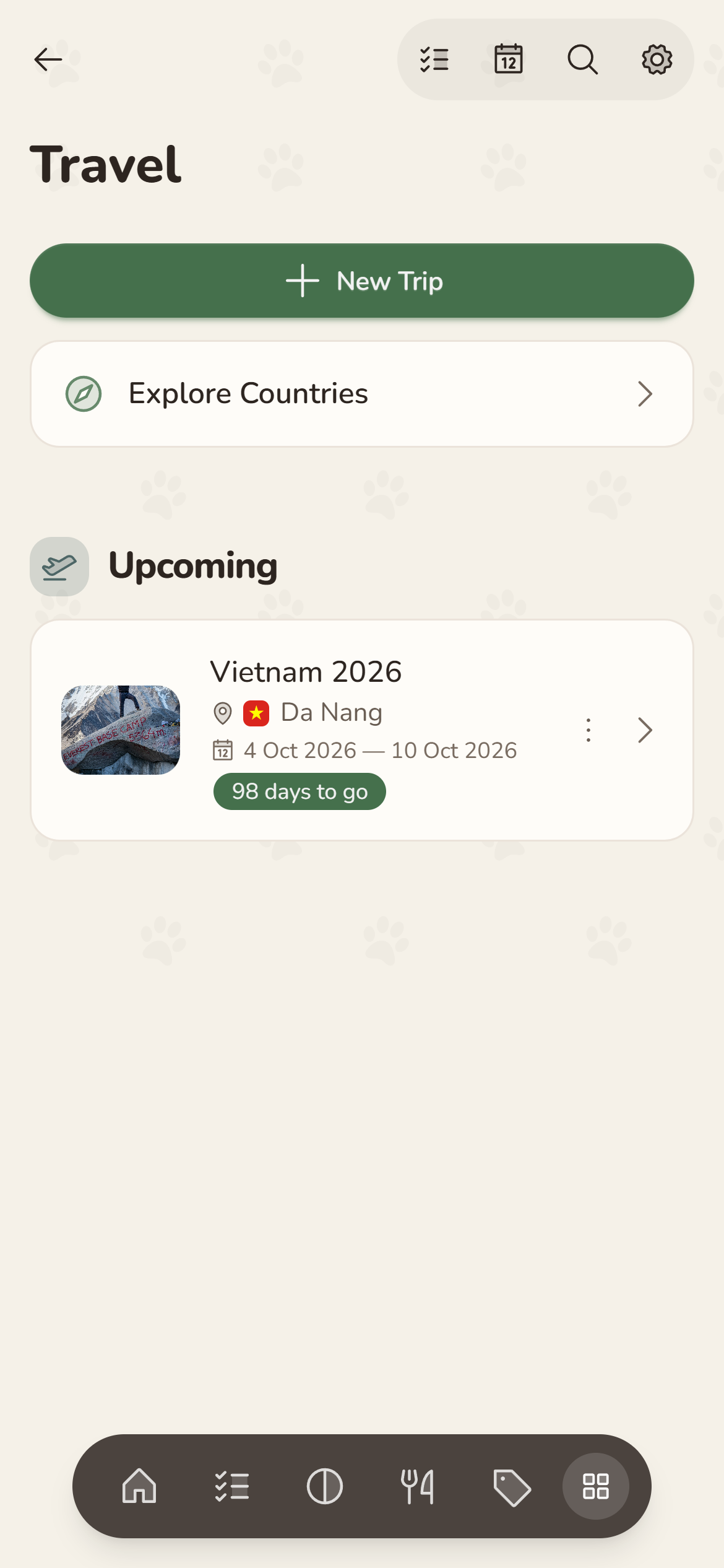 Cubby travel planner